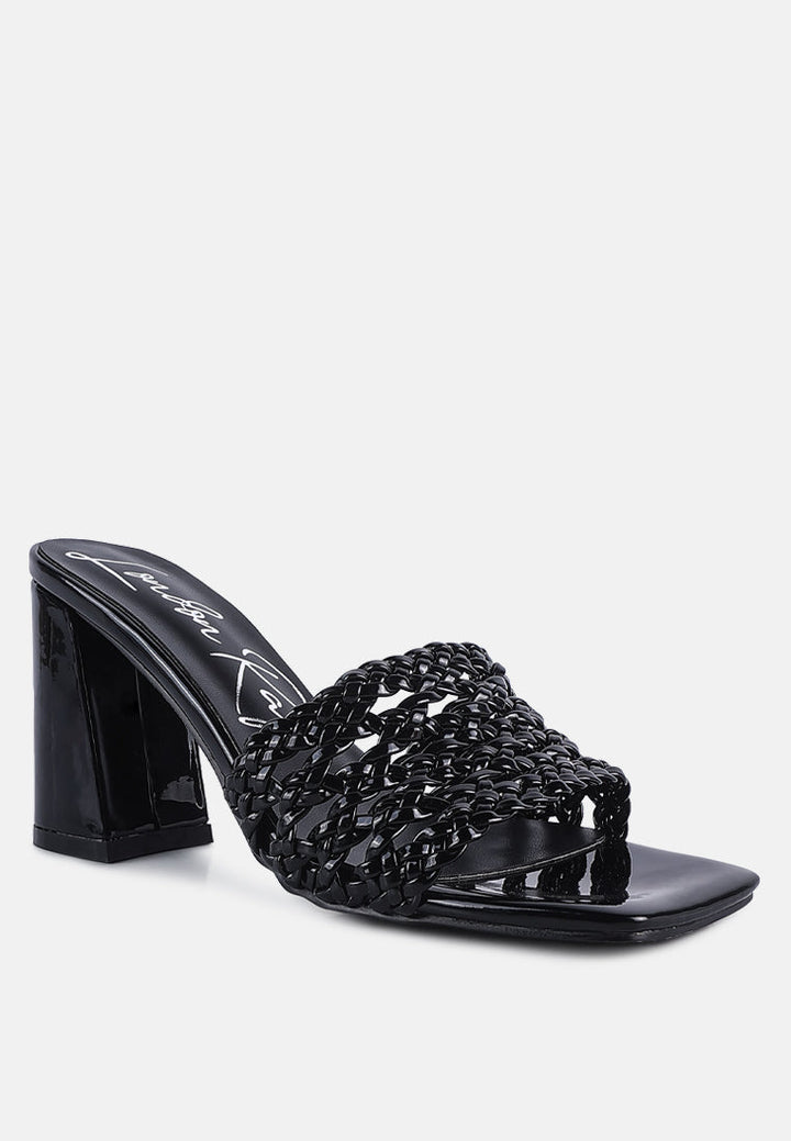 adorbs braided straps slip on sandals by London Rag