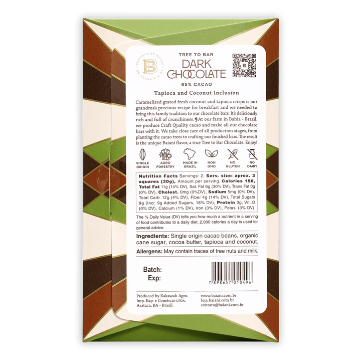 Baiani Inclusion Chocolate Bundle by Bar & Cocoa