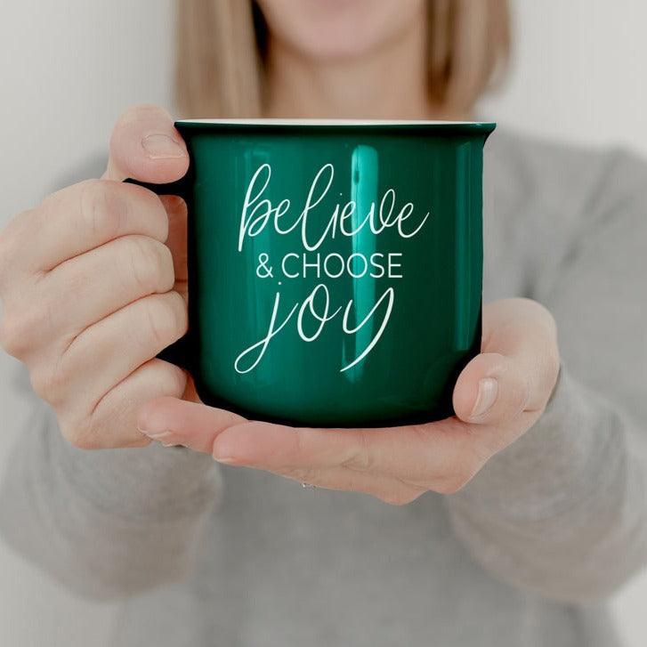 Believe & Joy Mug by Gia Roma