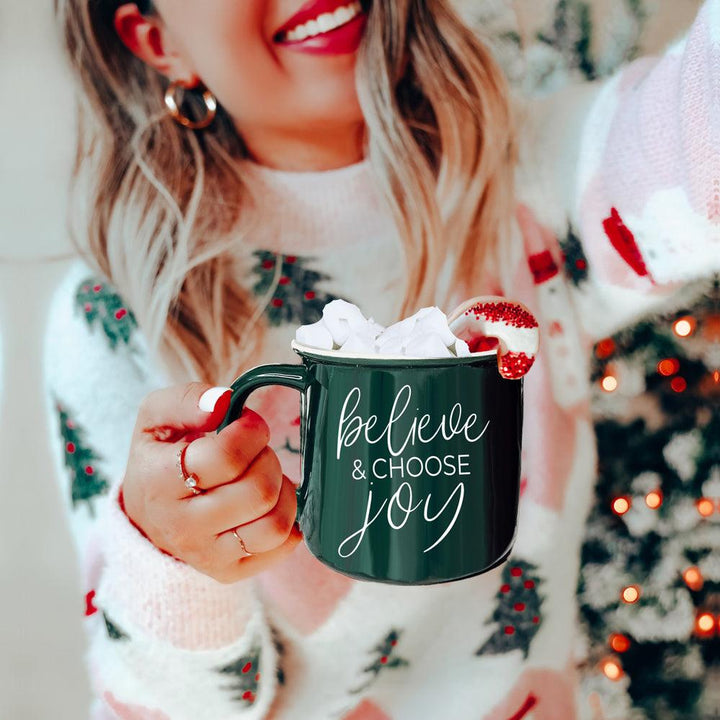 Believe & Joy Mug by Gia Roma