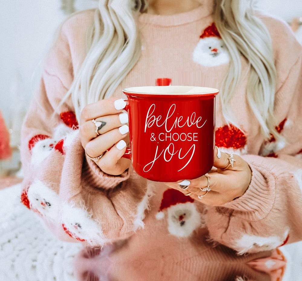 Believe & Joy Mug by Gia Roma