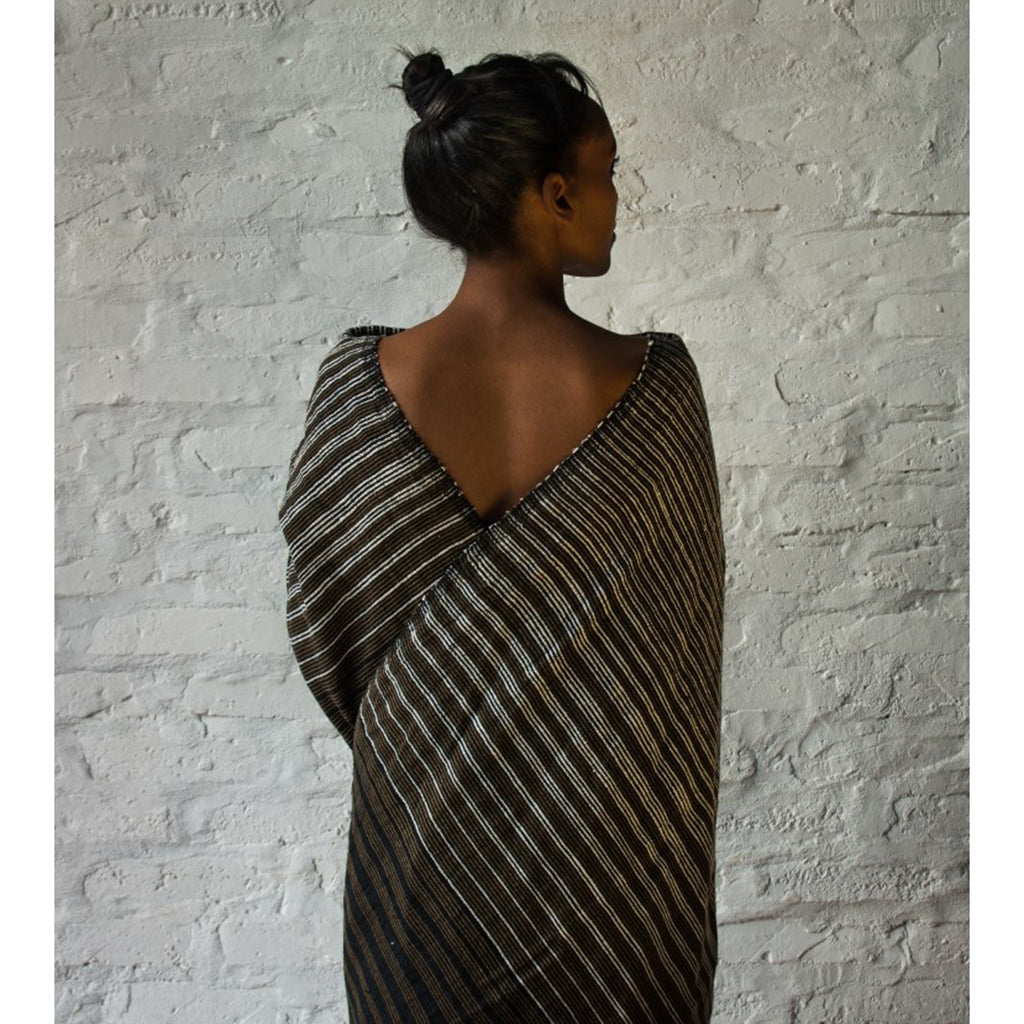 Ethiopia Handloom Wrap Scarf by SLATE + SALT