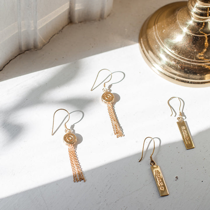 Bullet Tassel Earrings by SLATE + SALT