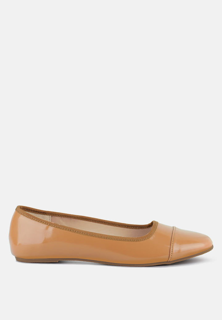 camella round toe ballerina flat shoes by London Rag