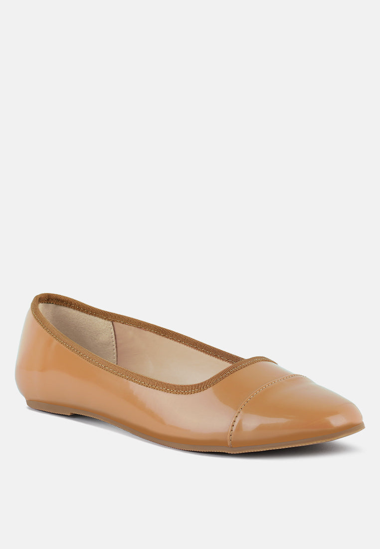 camella round toe ballerina flat shoes by London Rag