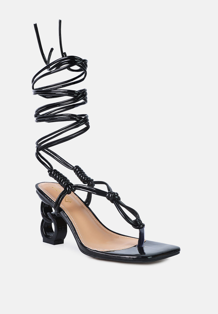 cassino strappy lace up sandals by London Rag