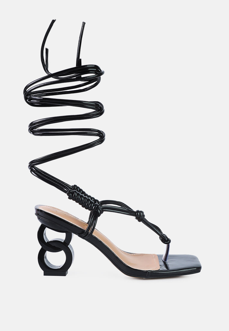 cassino strappy lace up sandals by London Rag