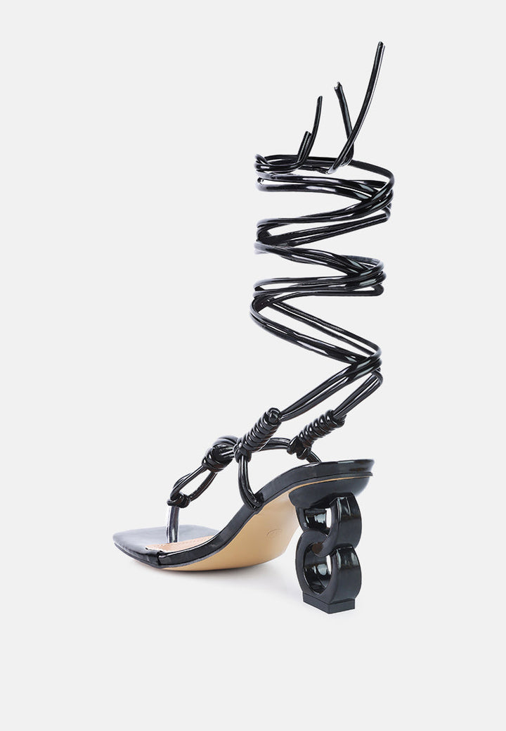 cassino strappy lace up sandals by London Rag