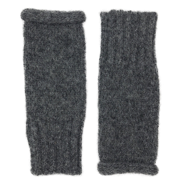 Charcoal Essential Knit Alpaca Gloves by SLATE + SALT