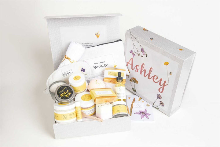 Cheer up Gift Basket, Natural Care Package, Recovery Gift Box by Lizush