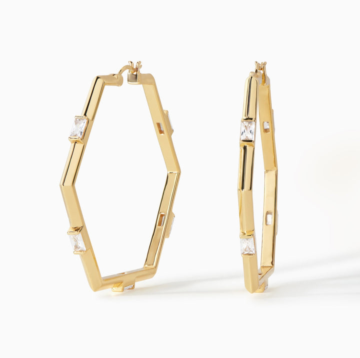 The Claire Hoop Earrings - Large by Ora Ana