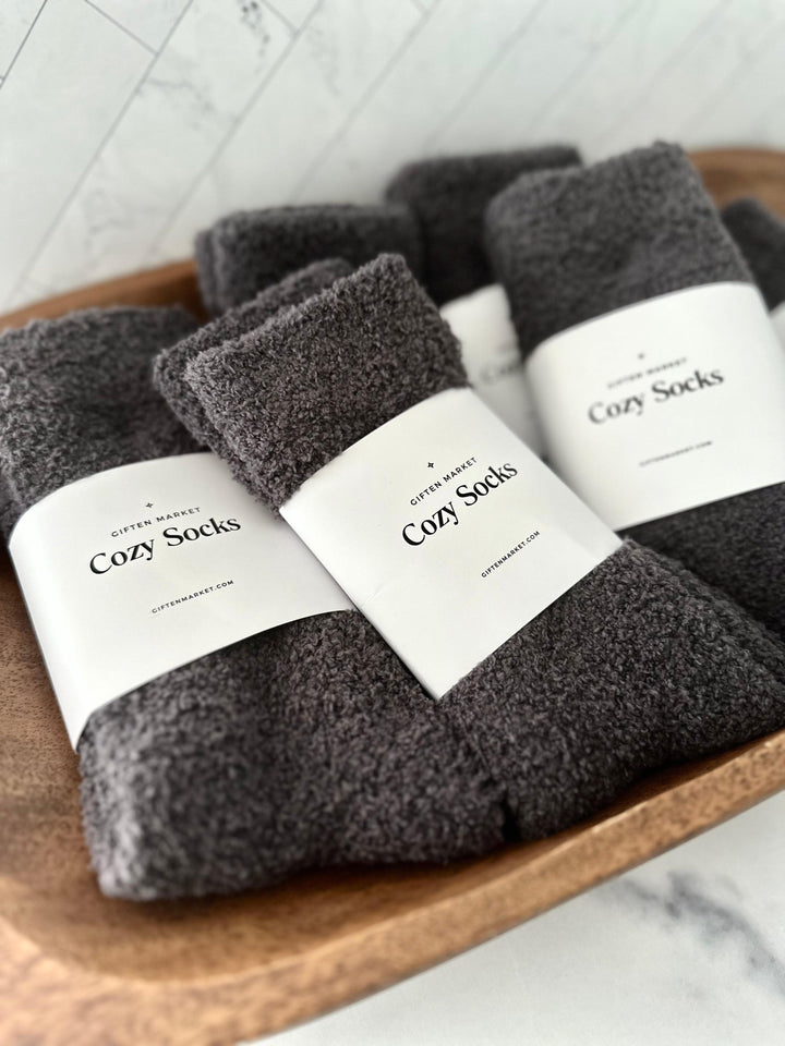 Cozy Cloud Socks - Charcoal by Giften Market