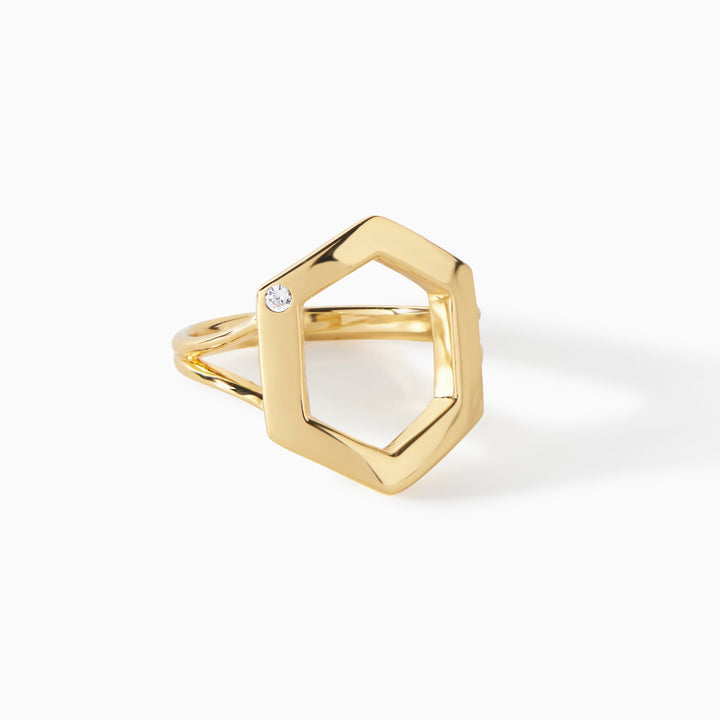 The Danielle Burnish Stone Ring by Ora Ana