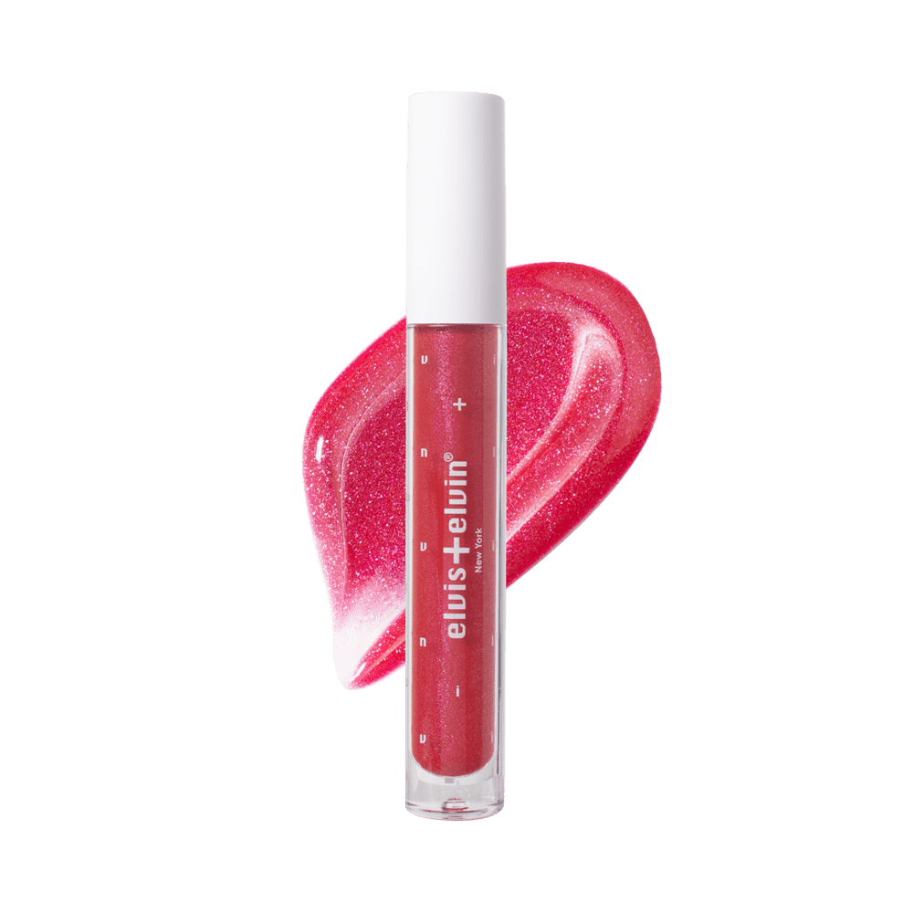 elvis+elvin Floral Lip Gloss with Hyaluronic Acid by elvis+elvin