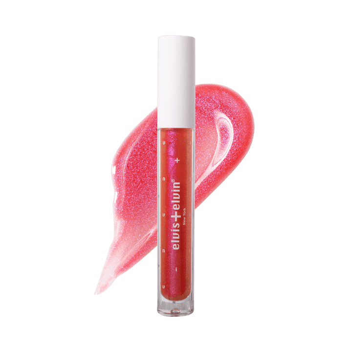 elvis+elvin Floral Lip Gloss with Hyaluronic Acid by elvis+elvin