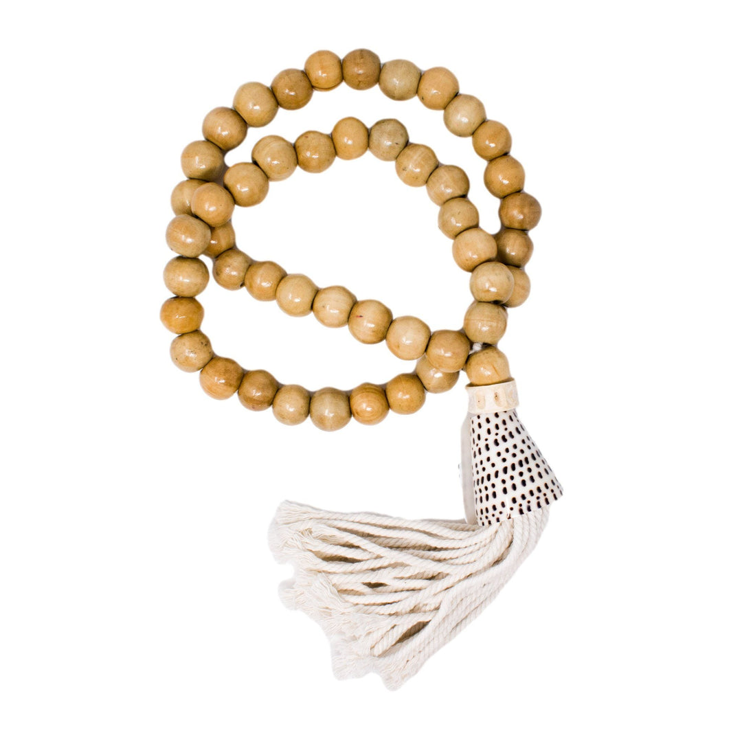 EXUMA WOODEN BEAD LOOP by POPPY + SAGE