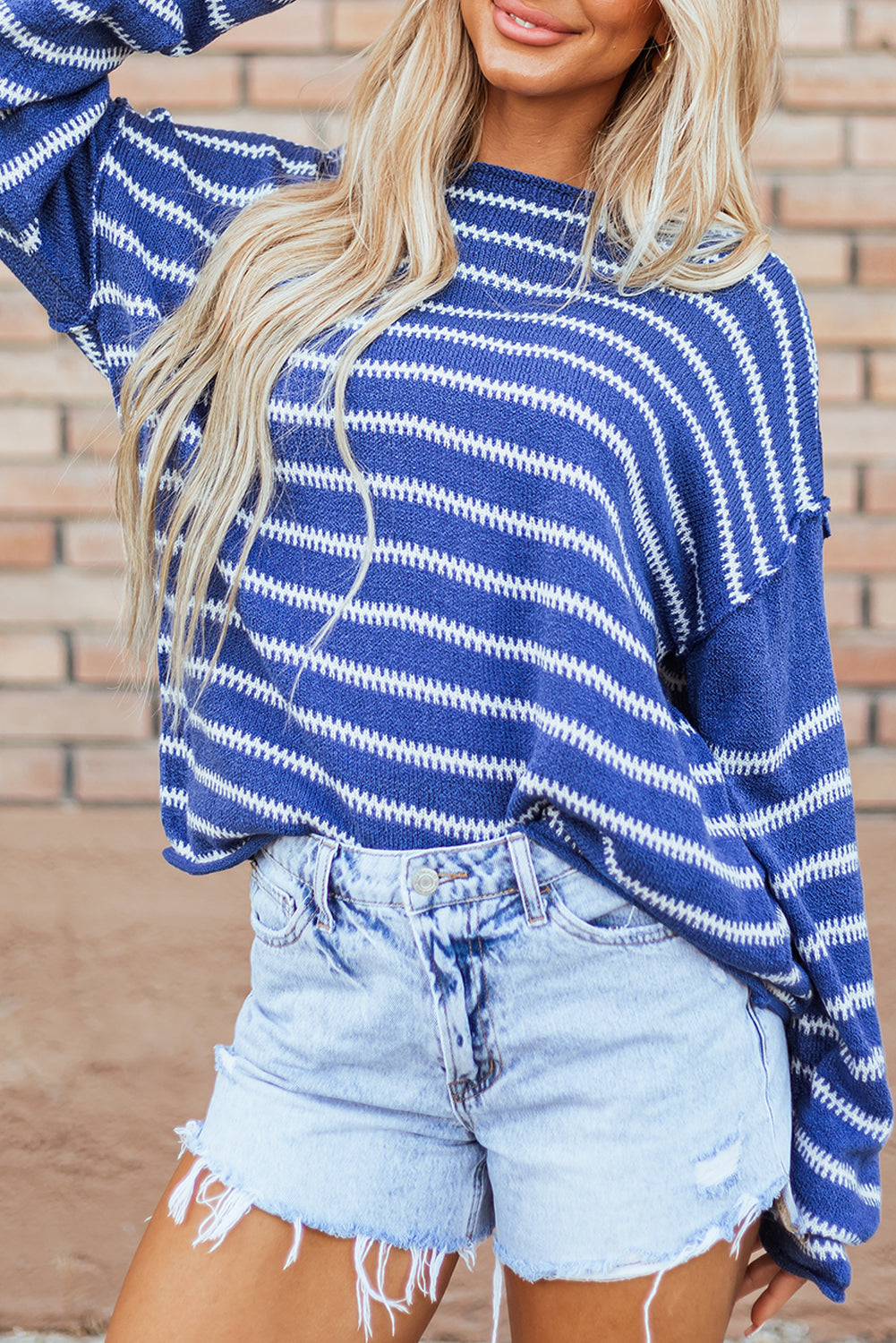 Stripe Casual Sweater by Poppy Lee Lane