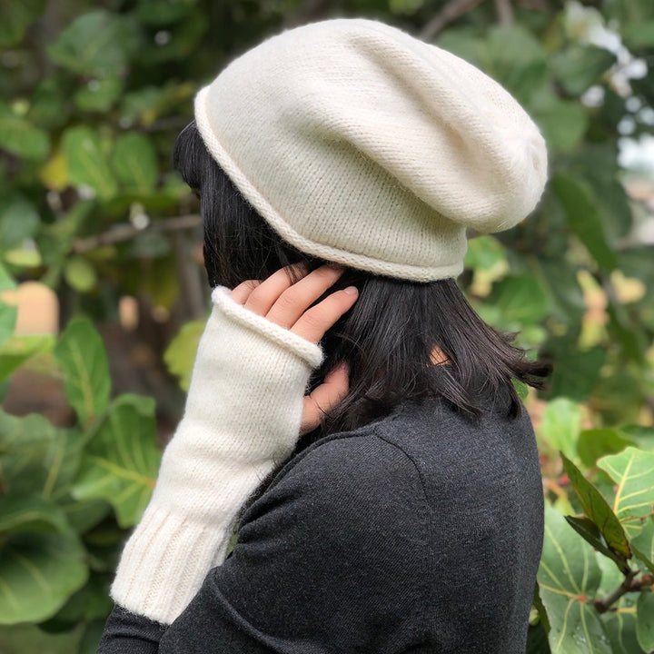 Snow Essential Knit Alpaca Beanie by SLATE + SALT