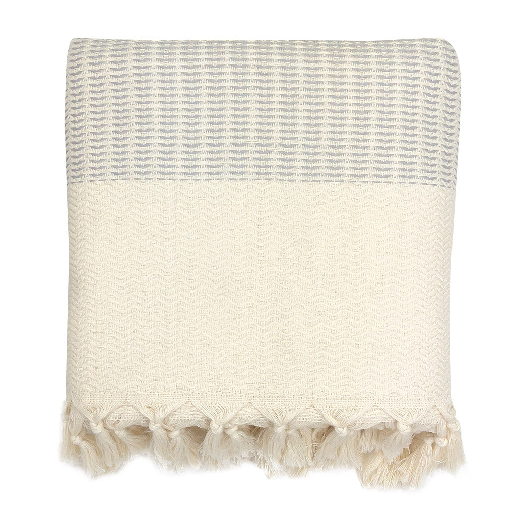 Plush Wavy Turkish Throw by SLATE + SALT