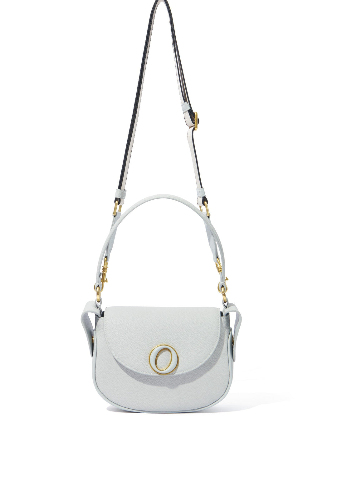 Minako Leather Bag, Light Blue by Bob Oré