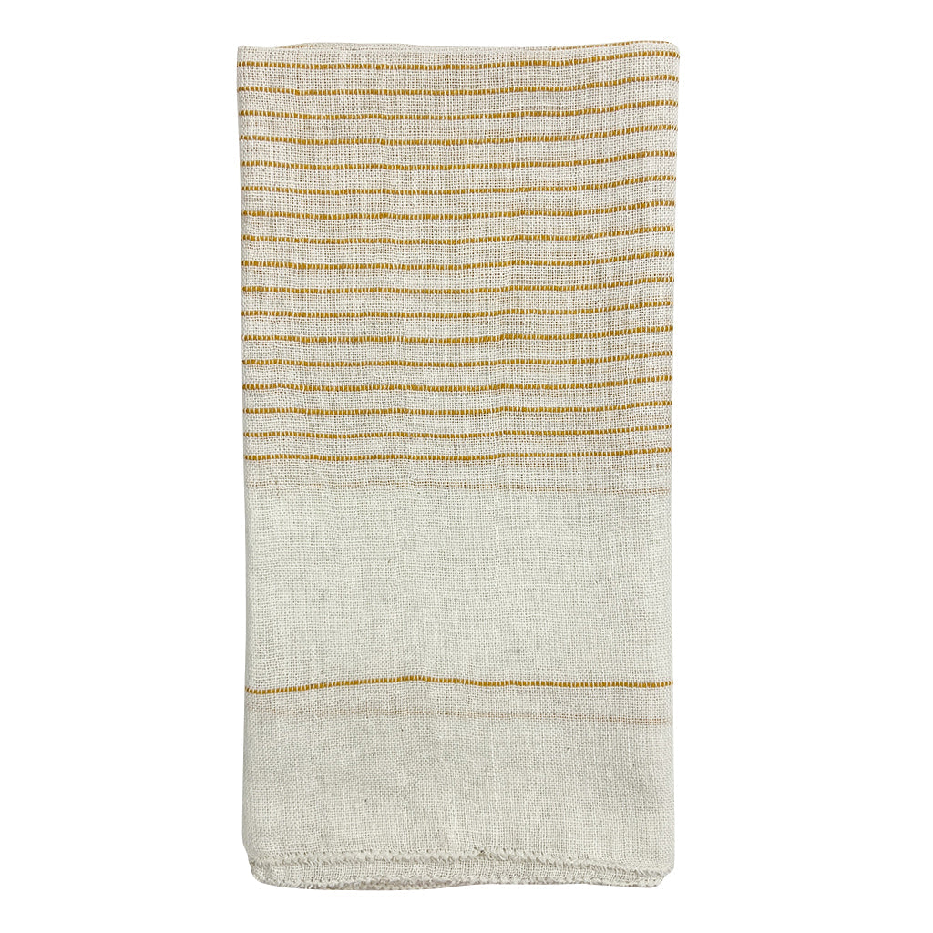 Hamptons Handloom Dinner Napkins by SLATE + SALT