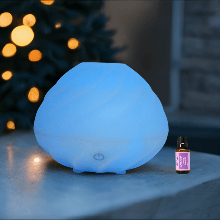 Swirl Aromatherapy Essential Oil Diffuser with Lavender Pure Essential Oil by ZAQ Skin & Body