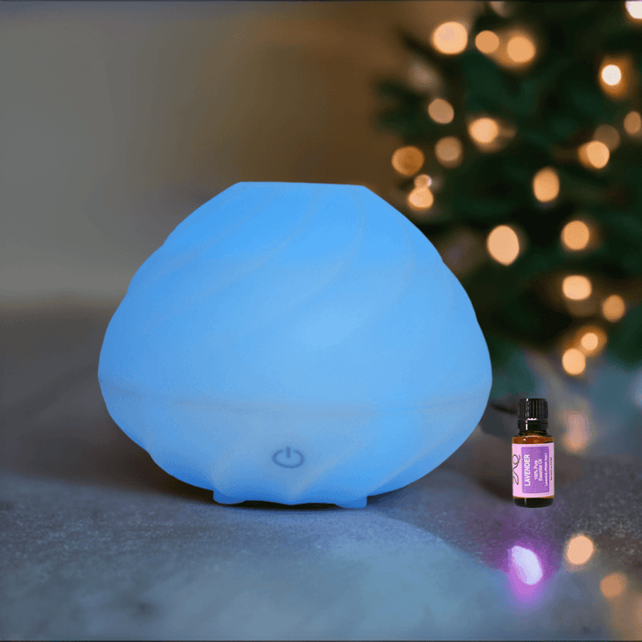 Swirl Aromatherapy Essential Oil Diffuser with Lavender Pure Essential Oil by ZAQ Skin & Body