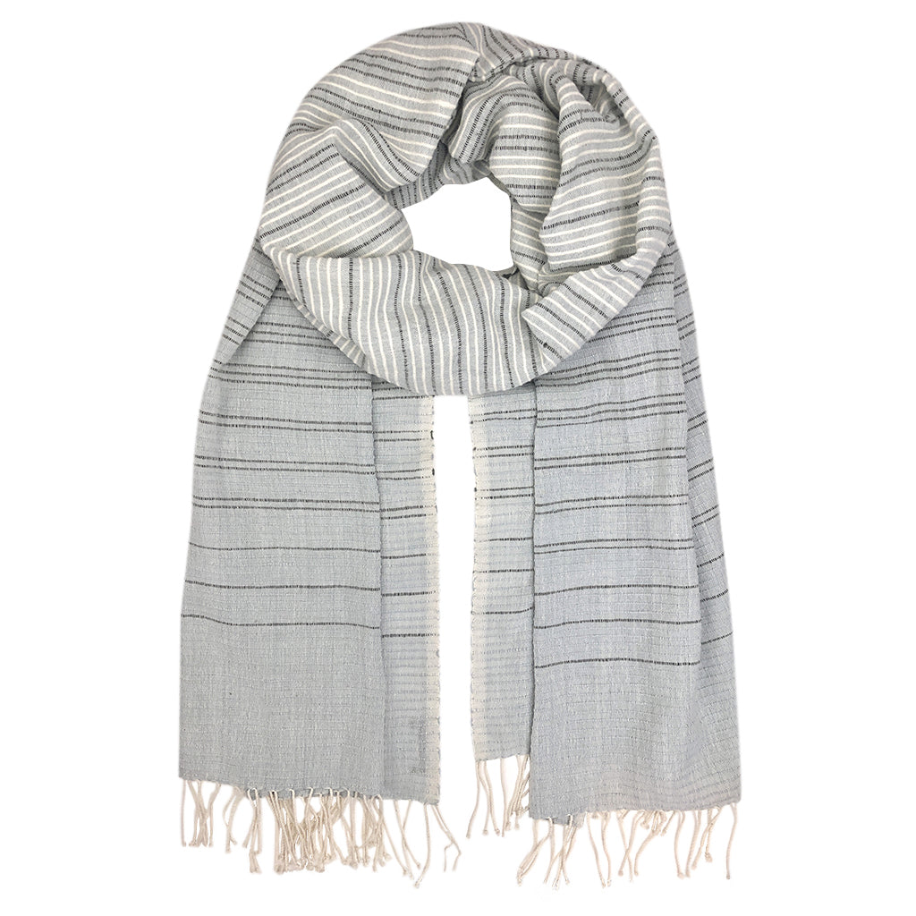 Ethiopia Handloom Wrap Scarf by SLATE + SALT