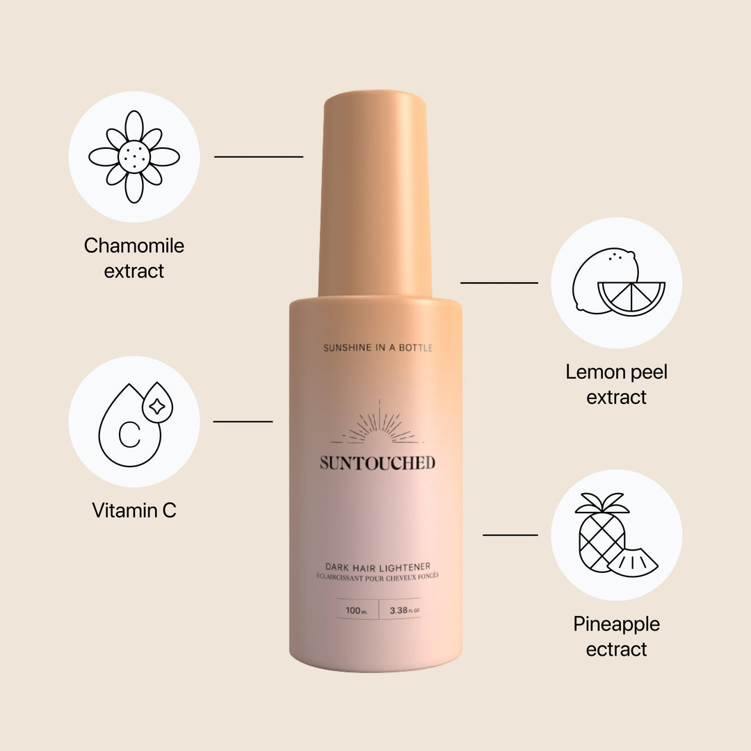 Suntouched Hair Lightener for Dark Hair by Suntouched