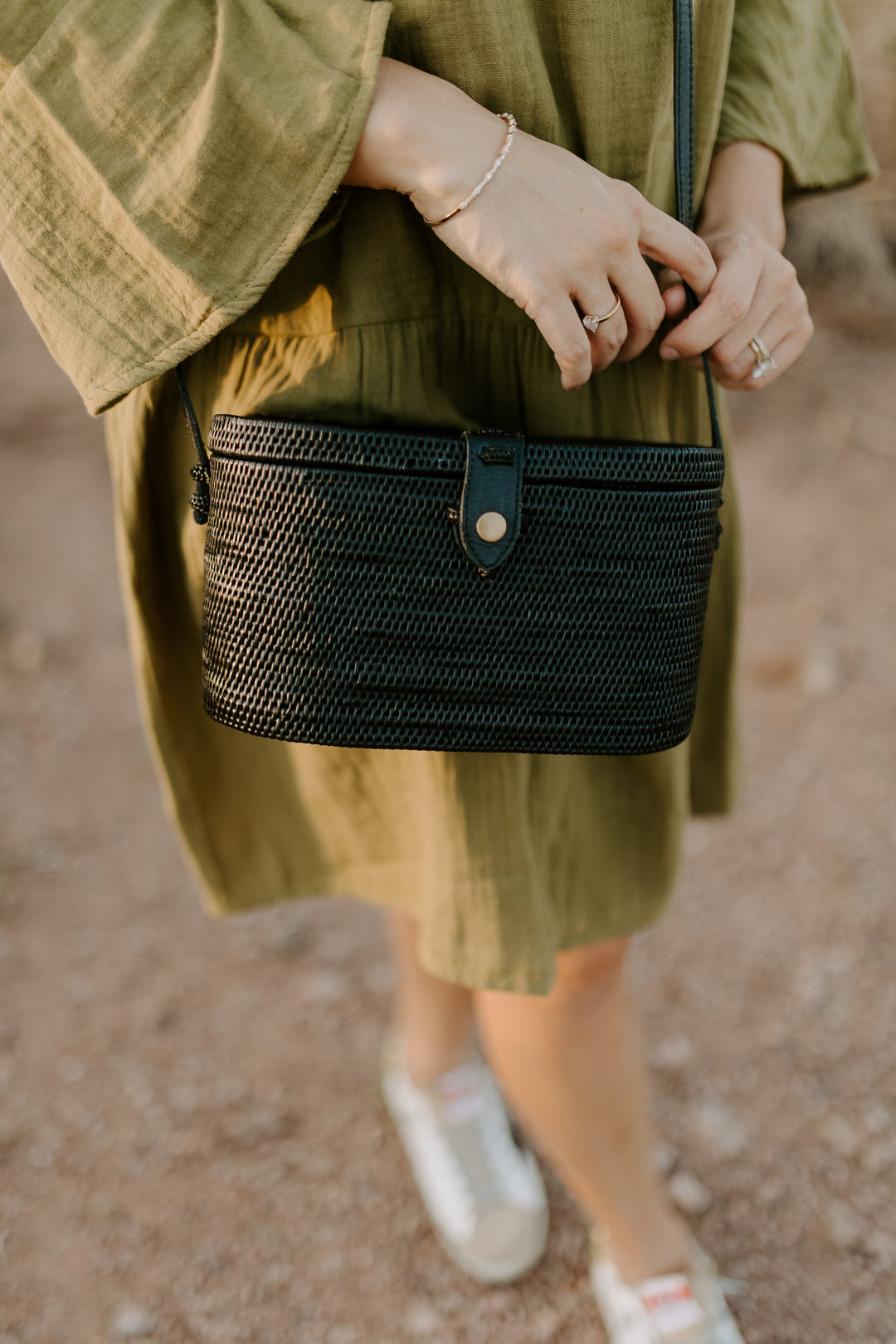 LUNA BAG IN BLACK by POPPY + SAGE