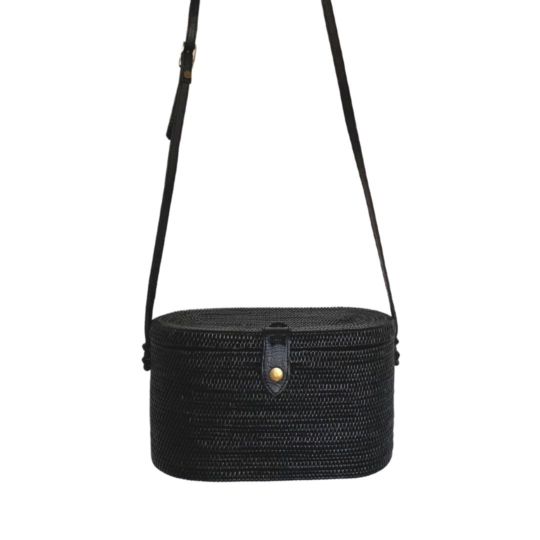 LUNA BAG IN BLACK by POPPY + SAGE