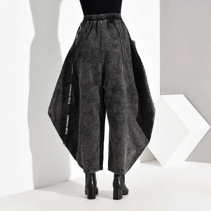 Keina Denim Wide Leg Pants by Marigold Shadows