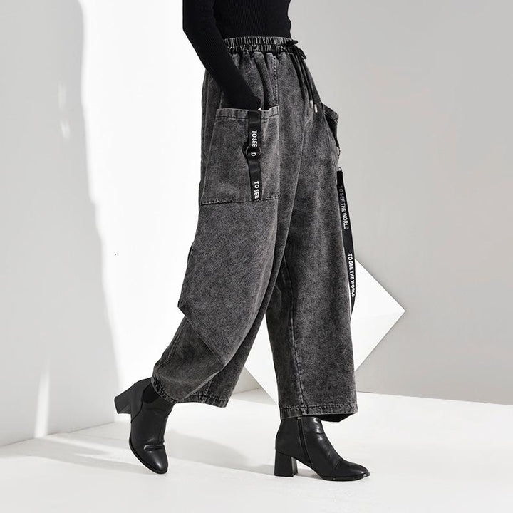 Keina Denim Wide Leg Pants by Marigold Shadows