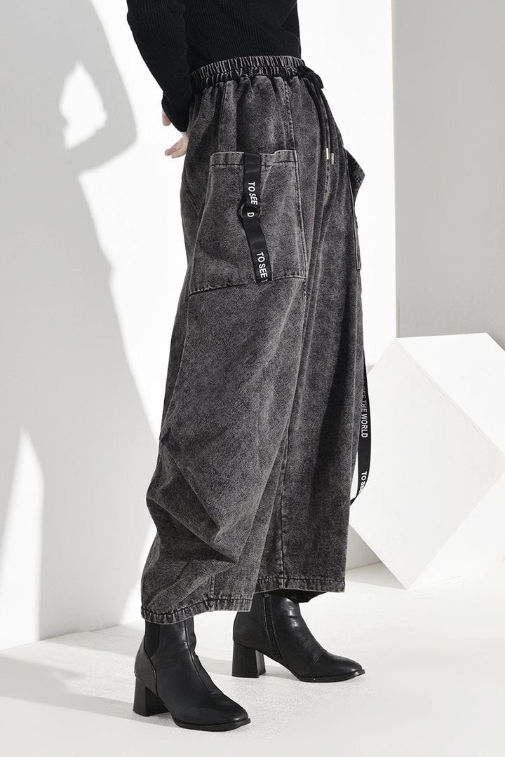 Keina Denim Wide Leg Pants by Marigold Shadows