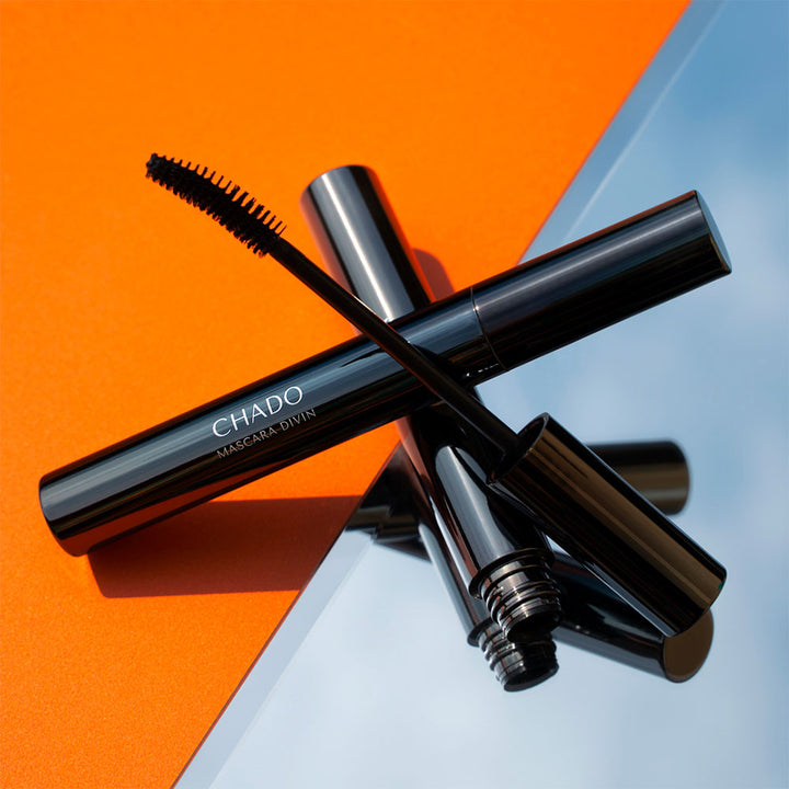 Mascara Divin | Lengthening and Defining | Separates and Curls Lashes | Clump Free | Long-Lasting | Buildable Formula | Paraben and Sulfate Free | Cruelty Free – 10 ml by CHADO Cosmetics