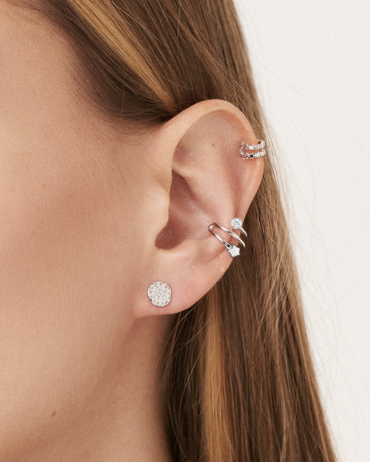 Sterling Silver Star & CZ Ear Cuff by Sterling Forever