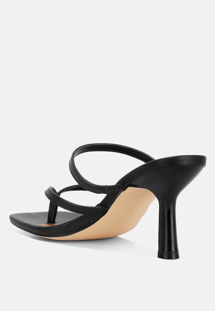 night life pin heels casual sandals by London Rag