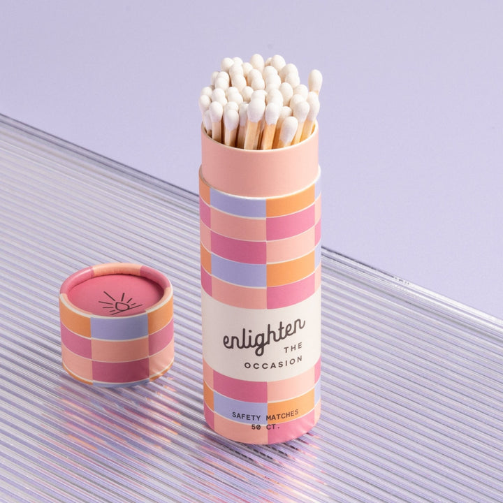 Pink Sunrise Match Tube by Enlighten the Occasion