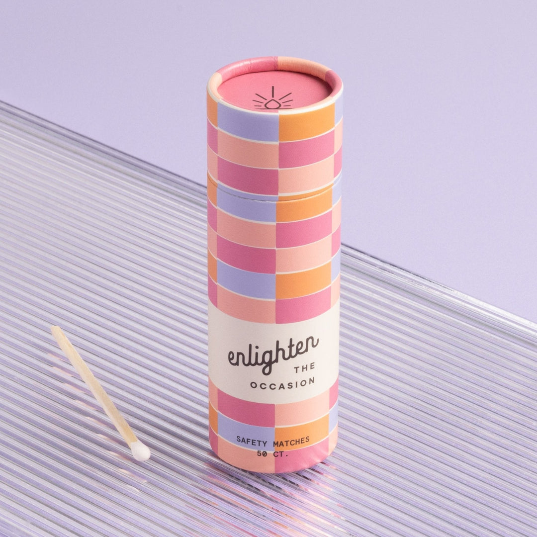 Pink Sunrise Match Tube by Enlighten the Occasion