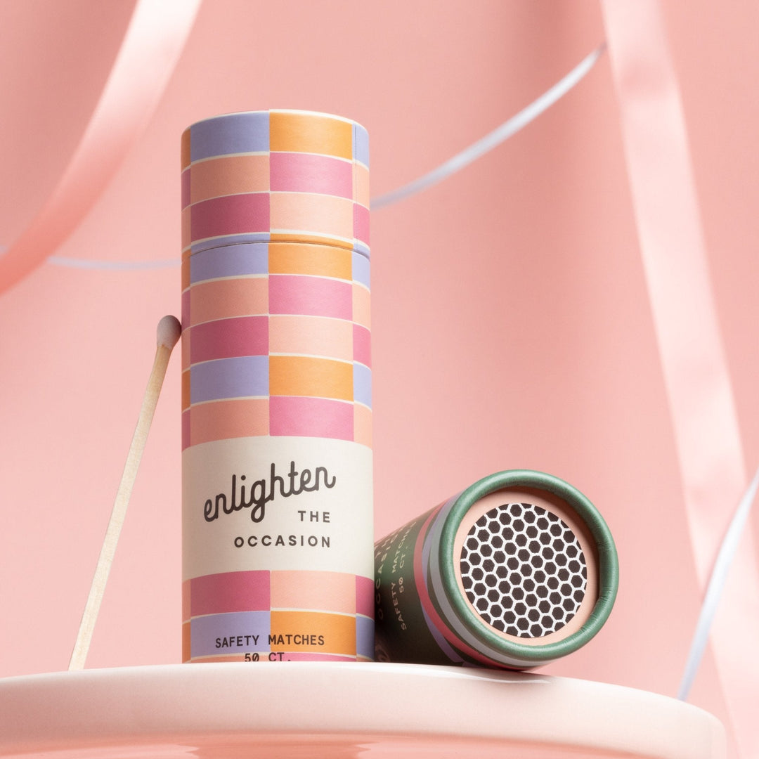 Pink Sunrise Match Tube by Enlighten the Occasion