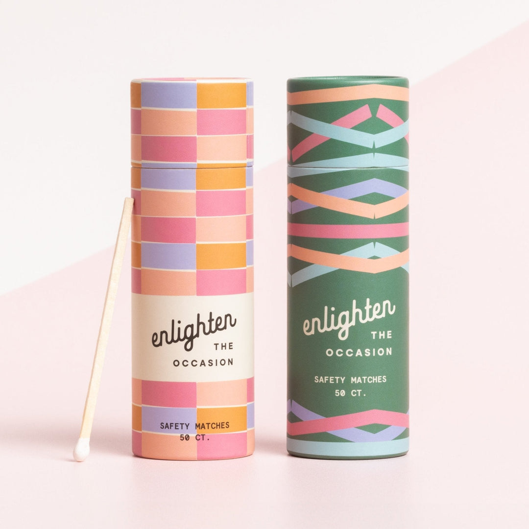 Pink Sunrise Match Tube by Enlighten the Occasion