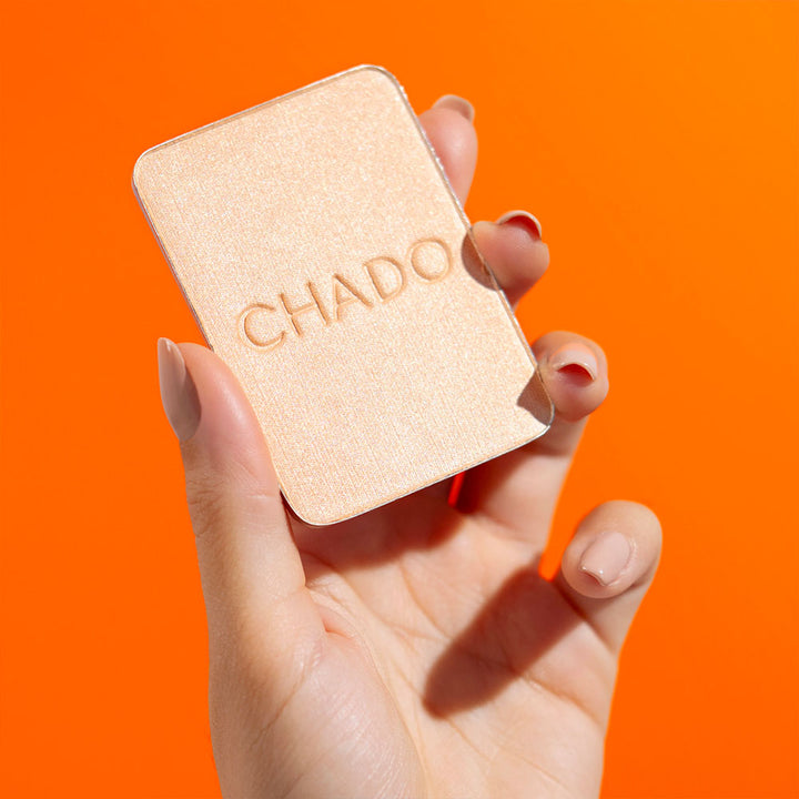 Poudre Scintillante - Highlighter | Long-Lasting, Natural, & Subtle Glow | Face and Body Highlight Powder Refill | Sebum Absorbing Action | Cruelty Free by CHADO Cosmetics