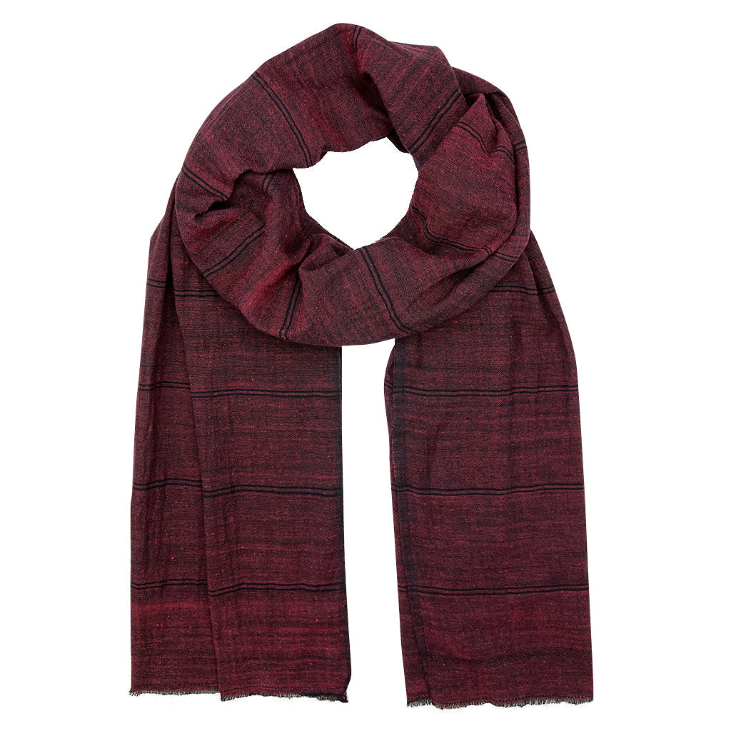 Earthy Striped Scarf by SLATE + SALT