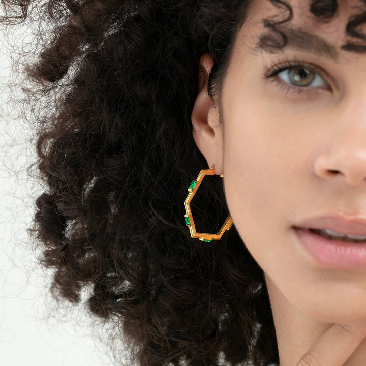 The Claire Hoop Earrings - Medium by Ora Ana