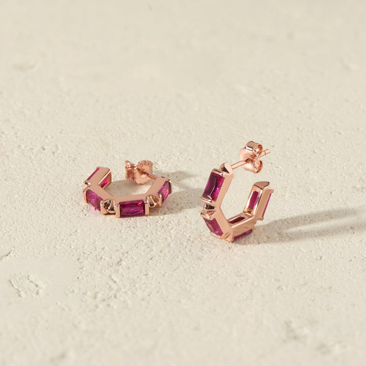 The Claire Hoop Earrings - Huggie by Ora Ana