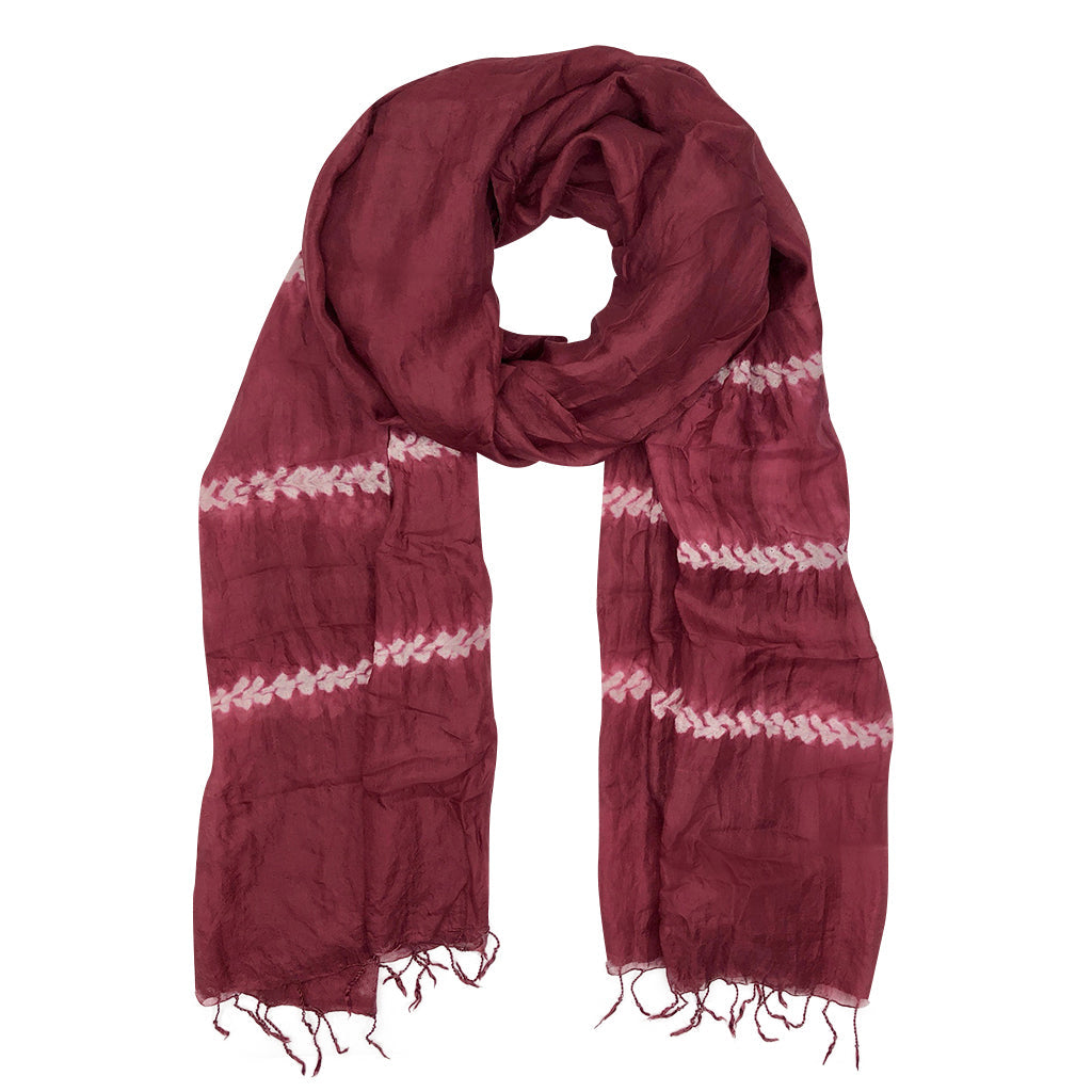 Tie Dye Khmer Silk Scarf by SLATE + SALT