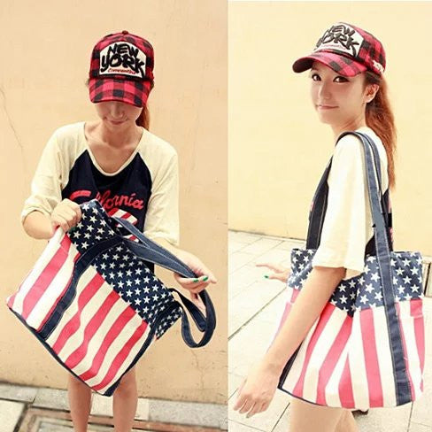 Star Spangled Canvas Bag by VistaShops