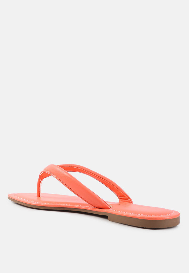 tolpo square toe thong flats by London Rag