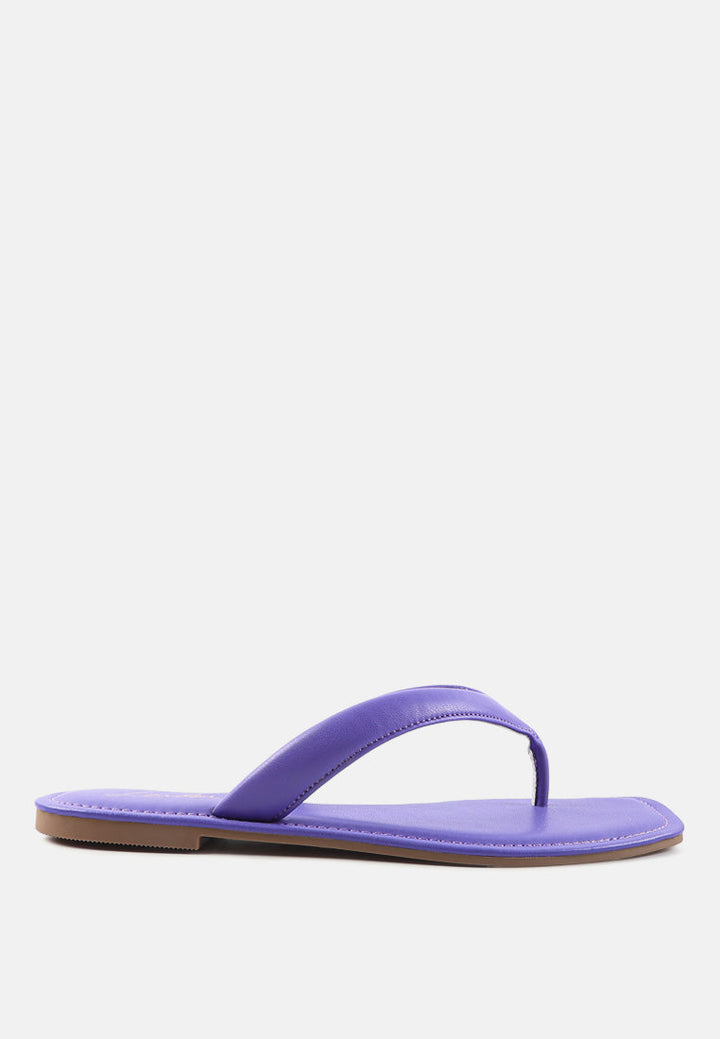 tolpo square toe thong flats by London Rag