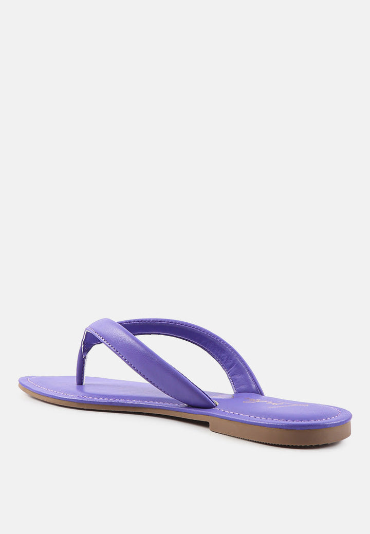 tolpo square toe thong flats by London Rag